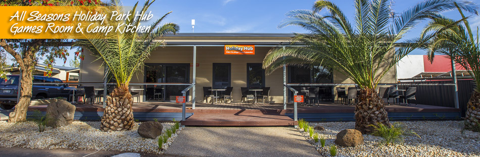 All Seasons Holiday Park Hub Camp Kitchen & Games Room Mildura